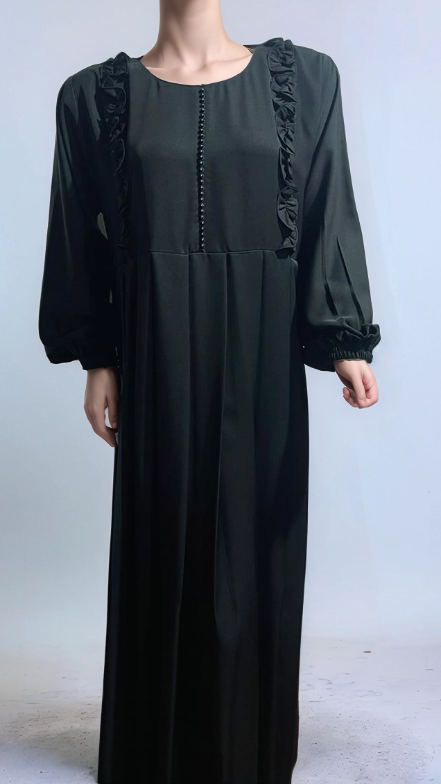 PLEATED DESIGN ABAYA