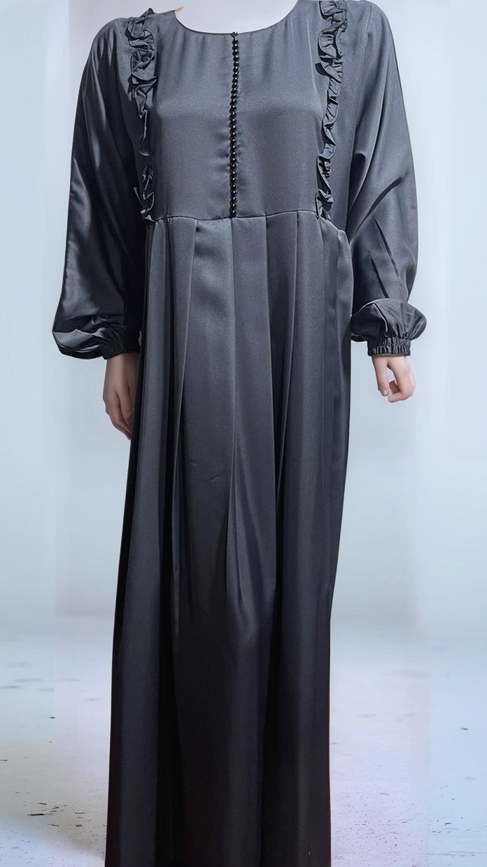 PLEATED DESIGN ABAYA