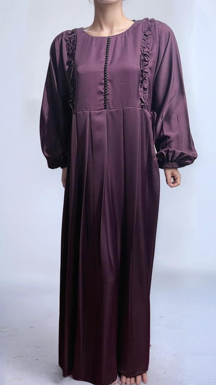 PLEATED DESIGN ABAYA