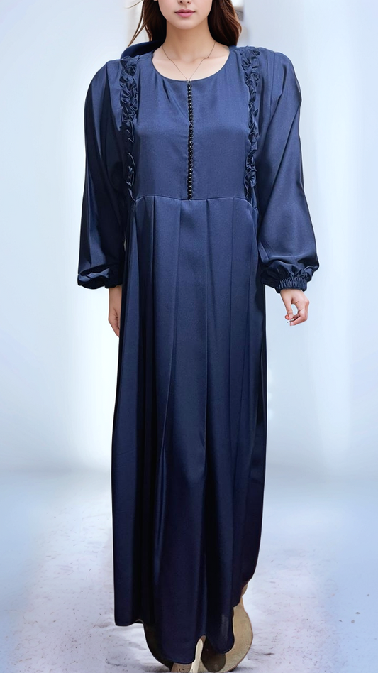 PLEATED DESIGN ABAYA