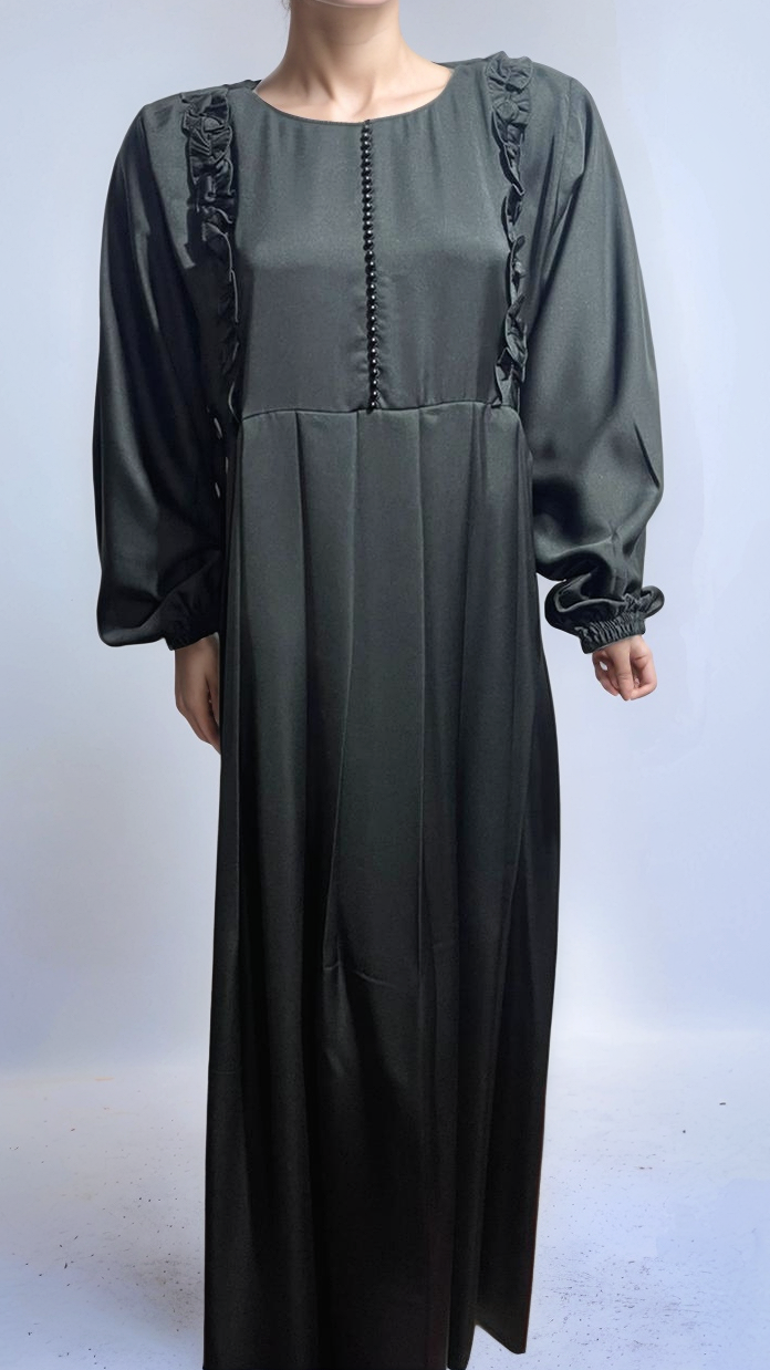 PLEATED DESIGN ABAYA