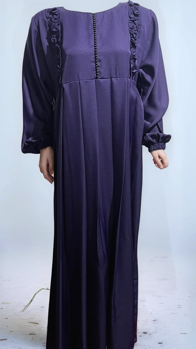 PLEATED DESIGN ABAYA