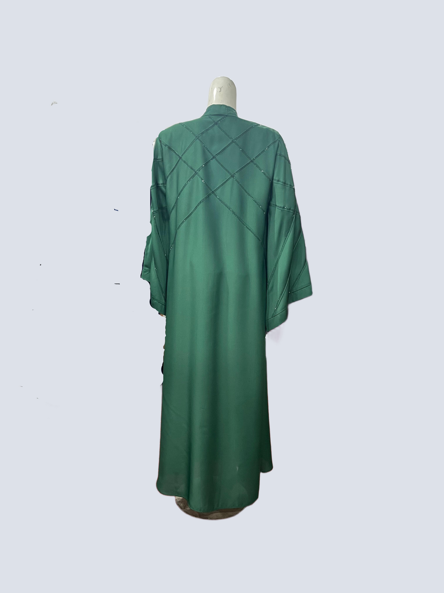 SLEEVES AND BACK CHECK DESIGN ABAYA