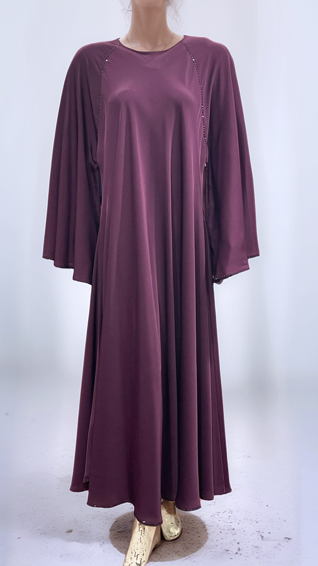 BELL-SHAPED SLEEVES BIG FLARE ABAYA